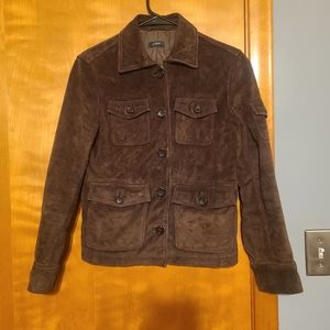 J. Crew 100% Leather Suede Jacket
